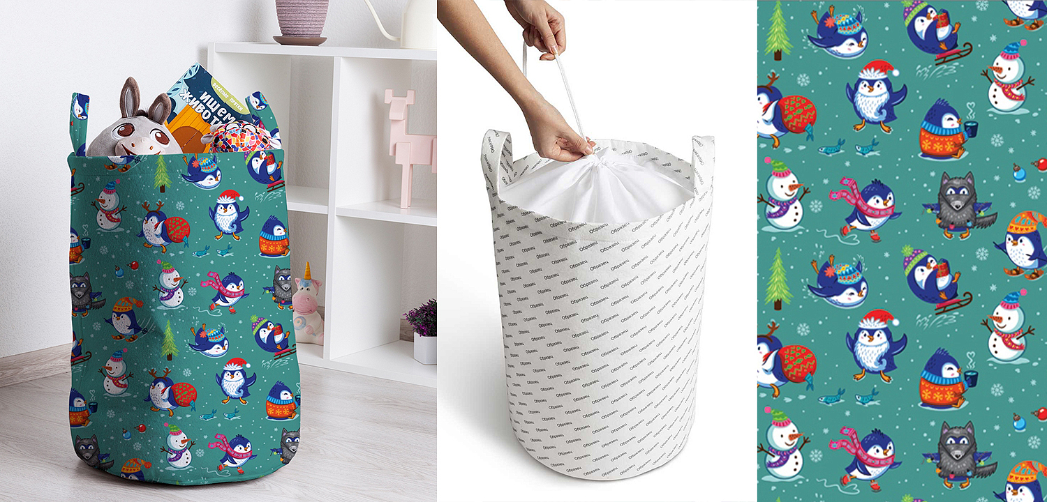 Корзина New Year Team Basket Корзина New Year Team Basket - Loft-Concept в Грозном