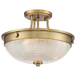 Потолочный светильник со стеклянным плафоном в виде купола Quoizel варинант исполнения - 13 | Loft Concept в Грозном