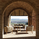 Дизайнерский уличный диван из массива дерева BOBOLI Sofa варинант исполнения - 2 | Loft Concept в Грозном