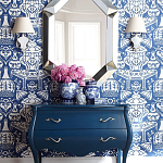 Зеркало настенное восьмиугольное Mirror Facets варинант исполнения - 2 | Loft Concept в Грозном