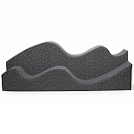 Дизайнерский модульный диван волнистой формы с цветным принтом Poltronova Superonda Sofa варинант исполнения - 15 | Loft Concept в Грозном