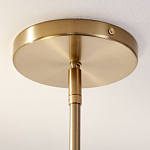 Люстра круглая с 2-мя металлическими абажурами Andromeda варинант исполнения - 5 | Loft Concept в Грозном