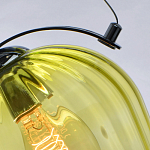 Подвесной светильник со стеклянном плафоном в форме бокала Kaleido варинант исполнения - 28 | Loft Concept в Грозном