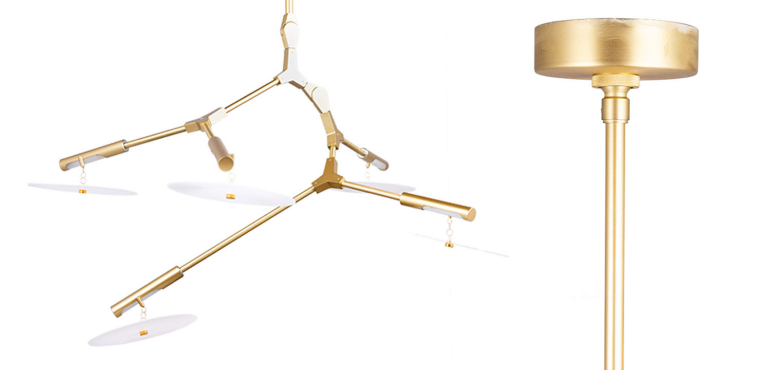 Люстра White Disc 100 Люстра White Disc 100 - Loft-Concept в Грозном