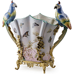 Ваза фарфоровая с попугаями Ferra варинант исполнения - 4 | Loft Concept в Грозном