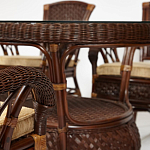 Комплект обеденный из ротанга Eloise grand варинант исполнения - 13 | Loft Concept в Грозном