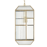 Подвесной светильник с рельефным стеклом Embossed Glass варинант исполнения - 3 | Loft Concept в Грозном