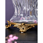 Ваза прозрачная с бронзовыми ручками в виде ангелов Eden Garden варинант исполнения - 5 | Loft Concept в Грозном