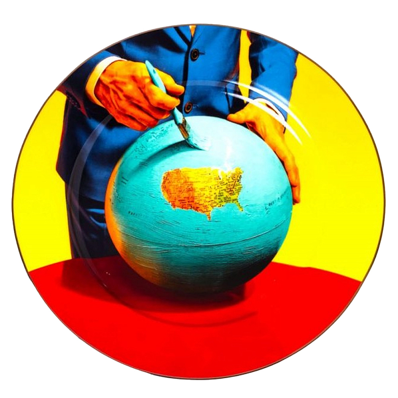 Тарелка Seletti Globe Мульти Тарелка Seletti Globe Мульти в Грозном | Loft Concept
