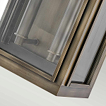 Настенный фонарь прямоугольной формы цвета состаренная латунь с двумя лампами Hinkley варинант исполнения - 3 | Loft Concept в Грозном