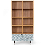 Широкий стеллаж с принтом Elise Rack варинант исполнения - 14 | Loft Concept в Грозном