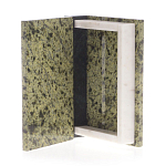 Шкатулка в виде книги из натурального камня змеевик Stone Casket варинант исполнения - 3 | Loft Concept в Грозном