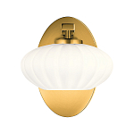  Бра с круглым плафон из матового белого стекла Kichler варинант исполнения - 7 | Loft Concept в Грозном