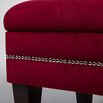 Мягкая банкетка с зоной для хранения Casket Red варинант исполнения - 4 | Loft Concept в Грозном