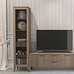 Витрина левая 1-дверная с ящиком и 5-ю полками Harper Line варинант исполнения - 3 | Loft Concept в Грозном