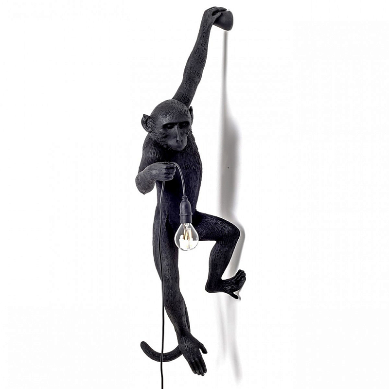 БРА SELETTI MONKEY LAMP HANGING VERSION Black Черный в Грозном | Loft Concept 