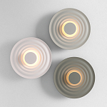 Бра круглое Soft Halo серый варинант исполнения - 5 | Loft Concept в Грозном