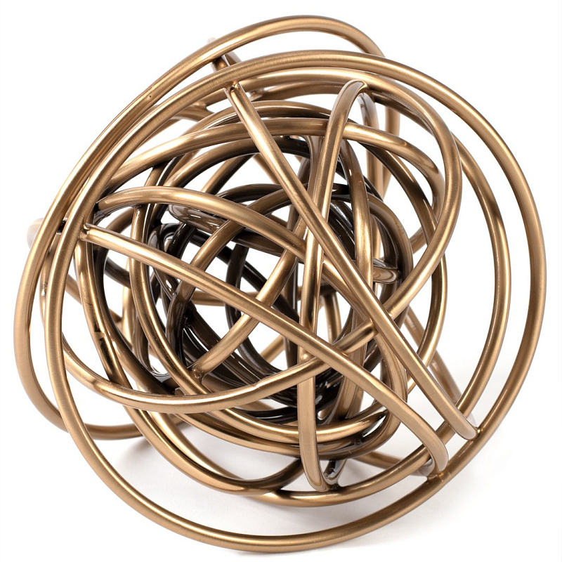 Аксессуар Knot Sculpture Серебряный Золотой Аксессуар Knot Sculpture Серебряный Золотой в Грозном | Loft Concept