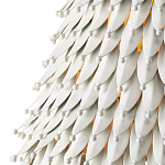 Подвесной светильник белый металлический в форме колокола White Natural Lines варинант исполнения - 1 | Loft Concept в Грозном