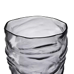 Ваза стеклянная фактурная Crumpled Vase 25,3 см варинант исполнения - 2 | Loft Concept в Грозном