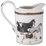 Чайный сервиз из фарфора с изображением лошадей на 6 персон 15 предметов Porcelain Horse Set  варинант исполнения - 5 | Loft Concept в Грозном