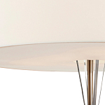 Люстра круглая с белым тканевым абажуром  White Light Diffuser варинант исполнения - 2 | Loft Concept в Грозном