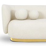 Диван с обивкой букле Ambrose Soft Boucle Sofa варинант исполнения - 4 | Loft Concept в Грозном