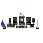 Настольный письменный набор из нефрита в подарочной коробке Victorious варинант исполнения - 1 | Loft Concept в Грозном