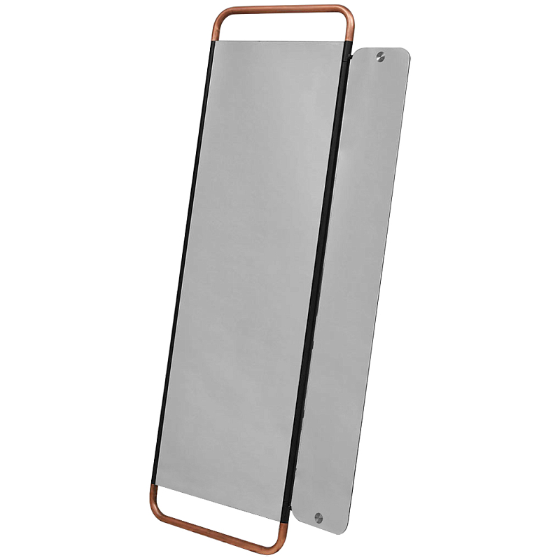 Напольное зеркало Copper Black Functional Mirror Черный Медь Зеркало Напольное зеркало Copper Black Functional Mirror Черный Медь Зеркало в Грозном | Loft Concept