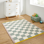 Ковер детский с шахматным принтом Soft Hugs варинант исполнения - 4 | Loft Concept в Грозном