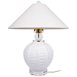 Настольная лампа керамическая с абажуром Valencia варинант исполнения - 1 | Loft Concept в Грозном