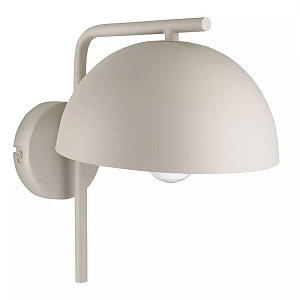 Бра бежевое с полукруглым плафоном Beige Wall Lamp