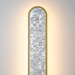 Бра перламутровый Lunaris 60 см варинант исполнения - 4 | Loft Concept в Грозном