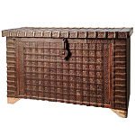 Большой Этнический сундук с металлическим декором  варинант исполнения - 3 | Loft Concept в Грозном