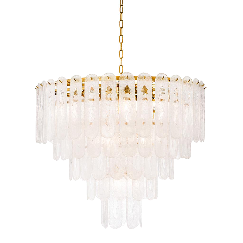 Люстра Chandelier Riveria Золотой Прозрачный Люстра Chandelier Riveria Золотой Прозрачный в Грозном | Loft Concept