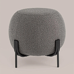 Пуф в ткани букле темно-серого цвета Pikelet варинант исполнения - 2 | Loft Concept в Грозном
