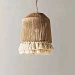 Люстра круглая плетеная с кисточками Small Solar Glow варинант исполнения - 3 | Loft Concept в Грозном