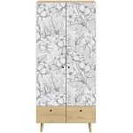 Шкаф с принтом Cotton варинант исполнения - 2 | Loft Concept в Грозном