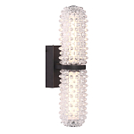 Бра с факутрным стеклянным плафоном Sonora варинант исполнения - 2 | Loft Concept в Грозном