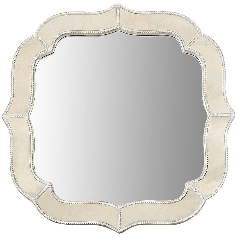 Настенное зеркало в зеркальной раме Tasse Mirror Зеркало Бежевый Настенное зеркало в зеркальной раме Tasse Mirror Зеркало Бежевый в Грозном | Loft Concept