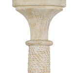 Люстра из дерева в форме подсвечника Coastal Aesthetics варинант исполнения - 2 | Loft Concept в Грозном