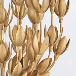Люстра золотого цвета из множества металлических лепестков в форме тюльпанов Hinkley варинант исполнения - 7 | Loft Concept в Грозном