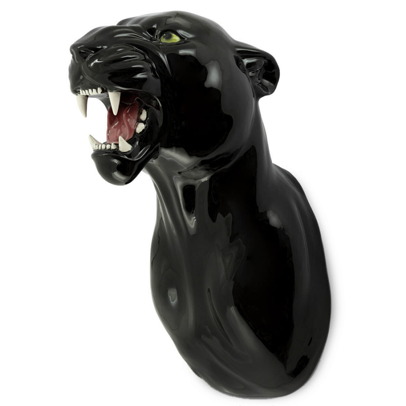 Аксессуар на стену Пантера Abhika LEOPARD HEAD HANGING Черный Аксессуар на стену Пантера Abhika LEOPARD HEAD HANGING Черный в Грозном | Loft Concept