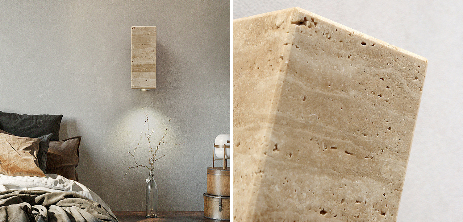Бра Travertine Spot Wall Lamp Бра Travertine Spot Wall Lamp - Loft-Concept в Грозном