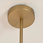 Люстра CANELLE Linear Chandelier 12 Modern Brass варинант исполнения - 4 | Loft Concept в Грозном