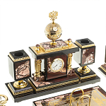 Настольный письменный набор из яшмы Manager Organizer варинант исполнения - 5 | Loft Concept в Грозном