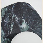 Бра с каменным основанием и плафоном из стекла Amazon Green Shaw Marble Lighting варинант исполнения - 1 | Loft Concept в Грозном