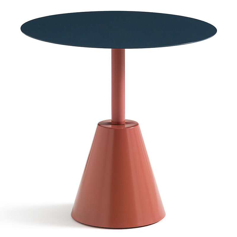 Стол для сада из стали Round Steel Синий Серый Терракотовый Стол для сада из стали Round Steel Синий Серый Терракотовый в Грозном | Loft Concept