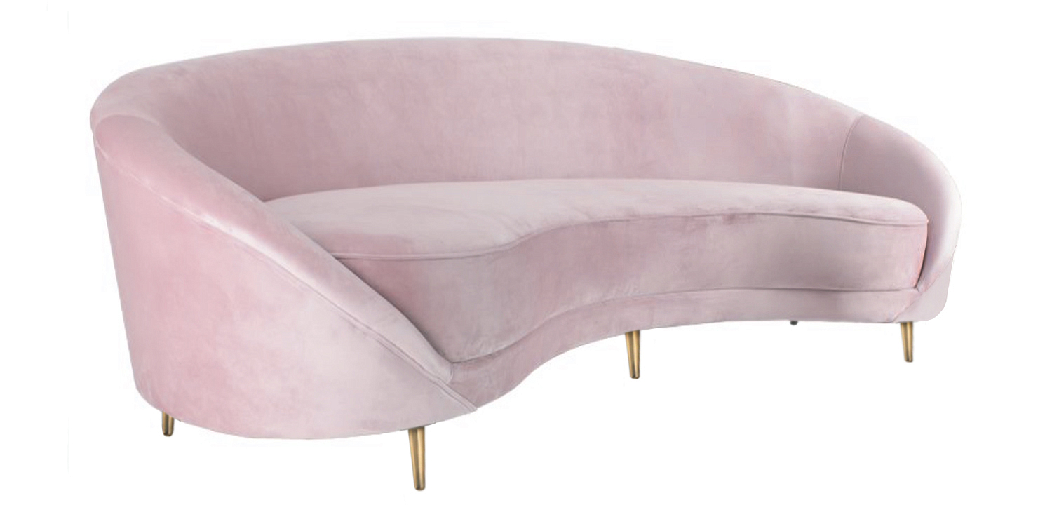 Диван изогнутый Bordeaux Sofa Диван изогнутый Bordeaux Sofa - Loft-Concept в Грозном