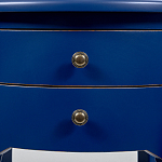 Синяя тумба на фигурных ножках Shelby варинант исполнения - 3 | Loft Concept в Грозном